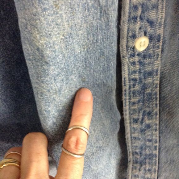 VINTAGE Norsport | Button Down Denim Shirt Size Size medium Nautical - Picture 5 of 9